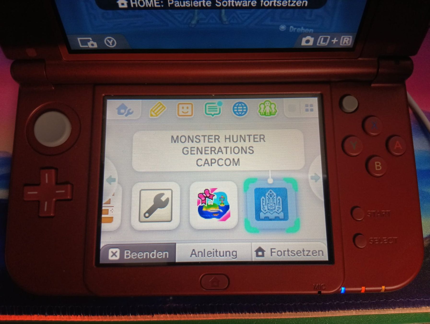 Nintendo Console: Nintendo New 3DS XL Monster Hunter Generations Konsole – Usato da Rotkreuz venduto da Donk63 3