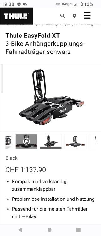 easyfold xt3 thule