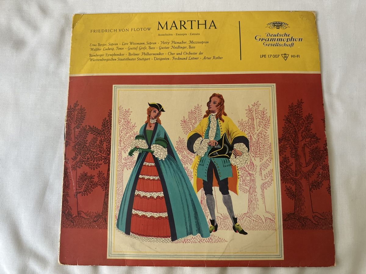 Schallplatten: Flotow: Martha - Oper LP Schallplatte – Gebraucht aus Zürich von Chaeffeler