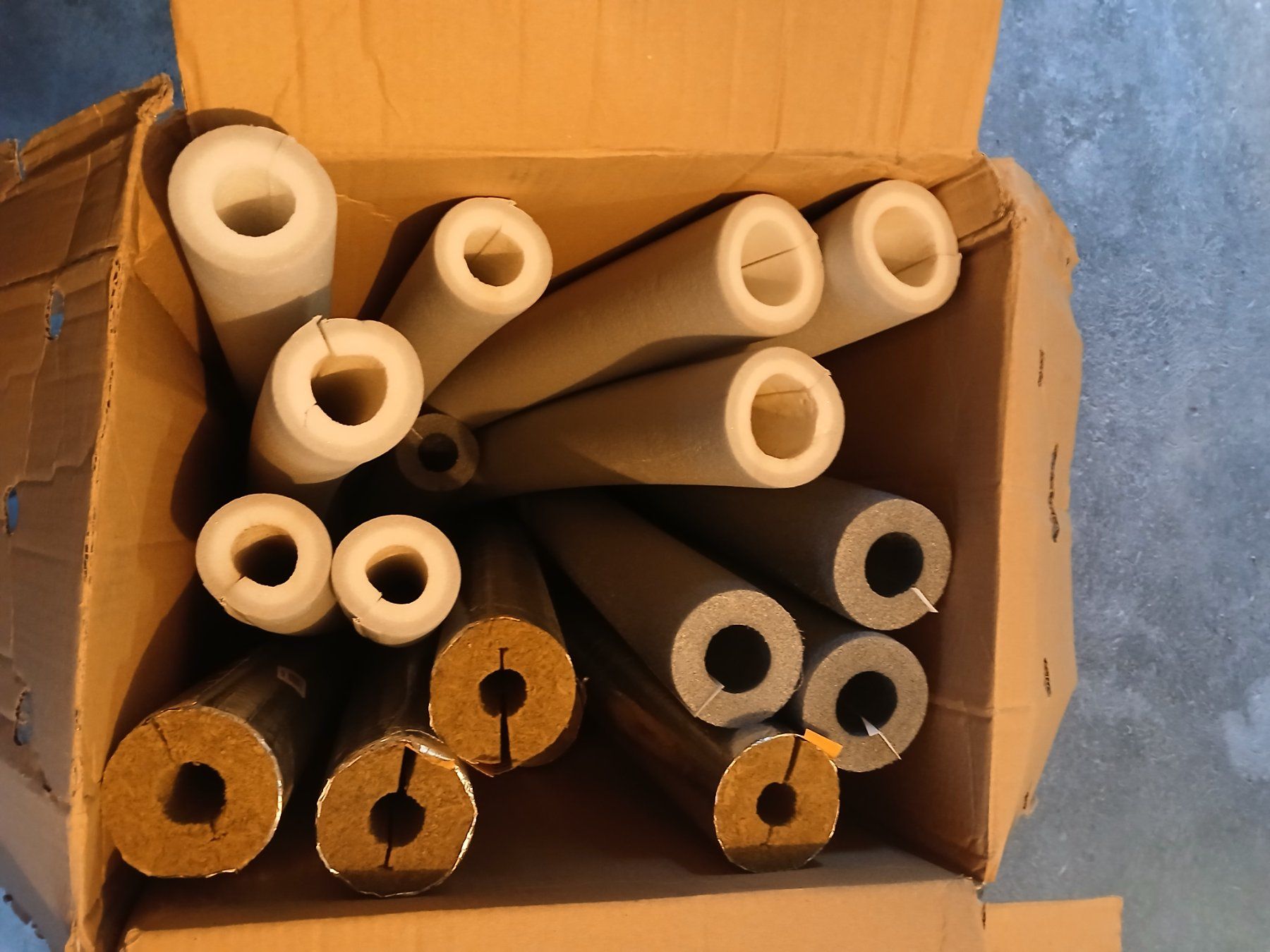 Materiale di riempimento: Rohrisolierung Restposten diverse Grössen – Nuovo (secondo la descrizione) da Schupfart venduto da unox64 1