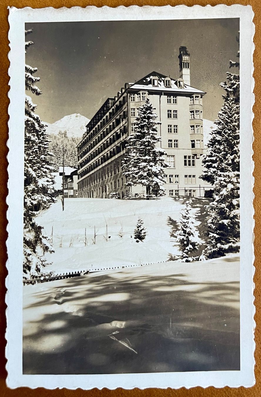 Cartoline postali: AROSA - Sanatorium Altein 1930 – Usato da Lutry venduto da Ediego