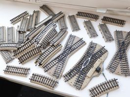 Märklin viel Ergänzungsschienen + Weiche & mehr M-Gleis H0