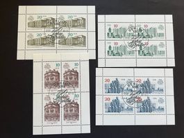 DDR 1987  Viererblock Nr. Michel: 3075/78  FDC   (4293)