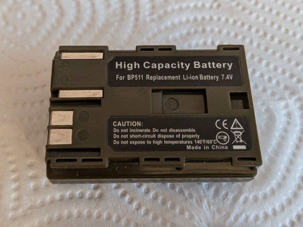 Canon Akkus: Akku BP-511 zu Canon – Gebraucht aus Münsingen von Rufer34 2