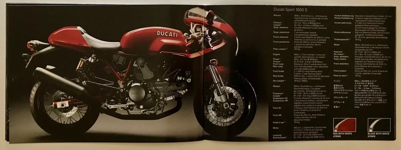 Ducati Dokumente: Ducati Prospekt Gesamtprogramm 2009 – Gebraucht aus Strengelbach von Omobono 6