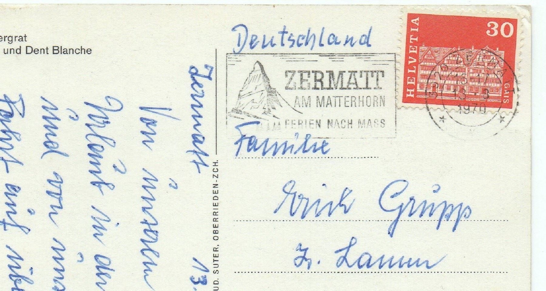 Cartoline postali: ZERMATT Gornergrat, Bahn – Usato da Jona venduto da philajona 1