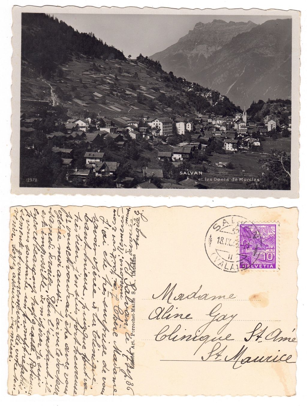 Cartes postales: Salvan – D'occasion à La Tour-de-Peilz par amjust