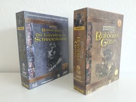 PC Game Baldur’s Gate + Add-On (1998) Big Box Bundle