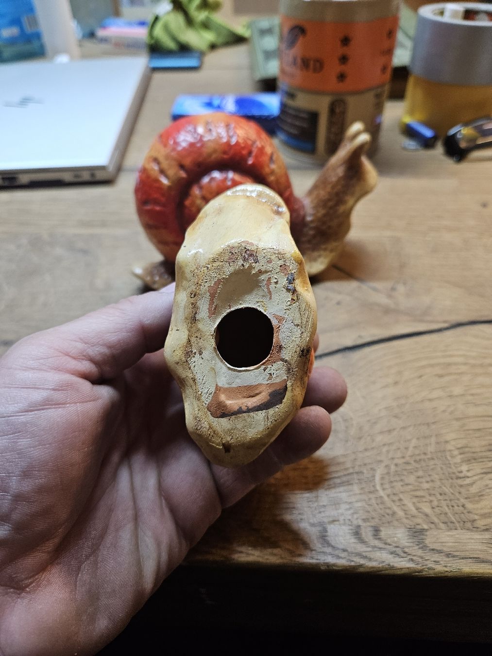 Tutte le decorazioni: 2 Keramik Schnecken ( S1) – Usato da Rorschach venduto da TimelessTrading 4