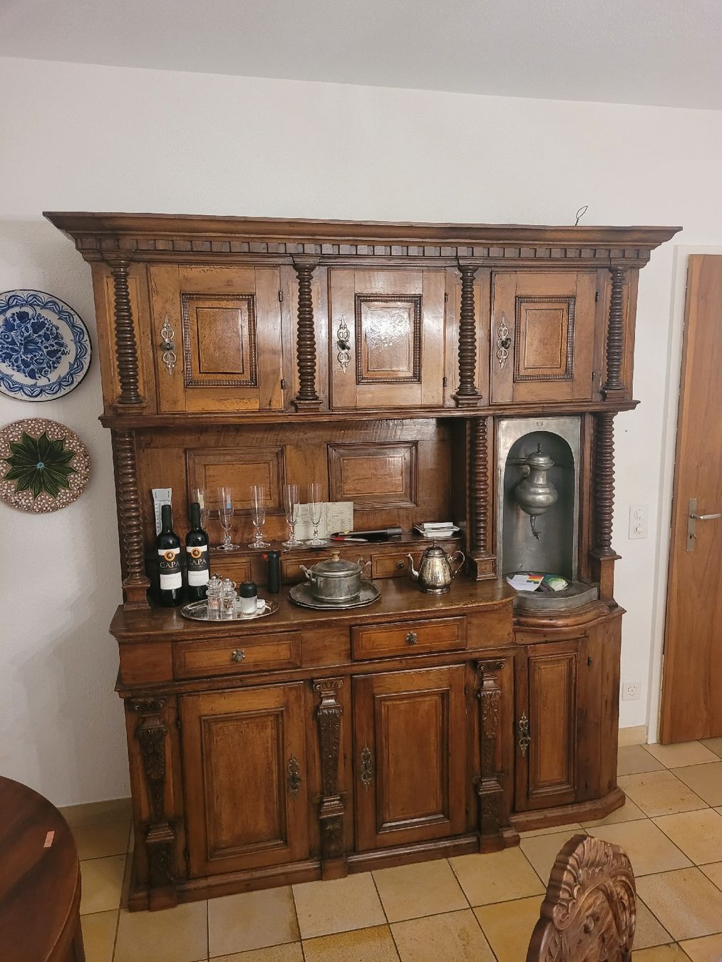 Credenze: Patrizier Buffet um 1660 – Usato da Zofingen venduto da Silverymoon74