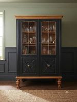  Handrestaurierte Vintage-Vitrine (Unikat) 