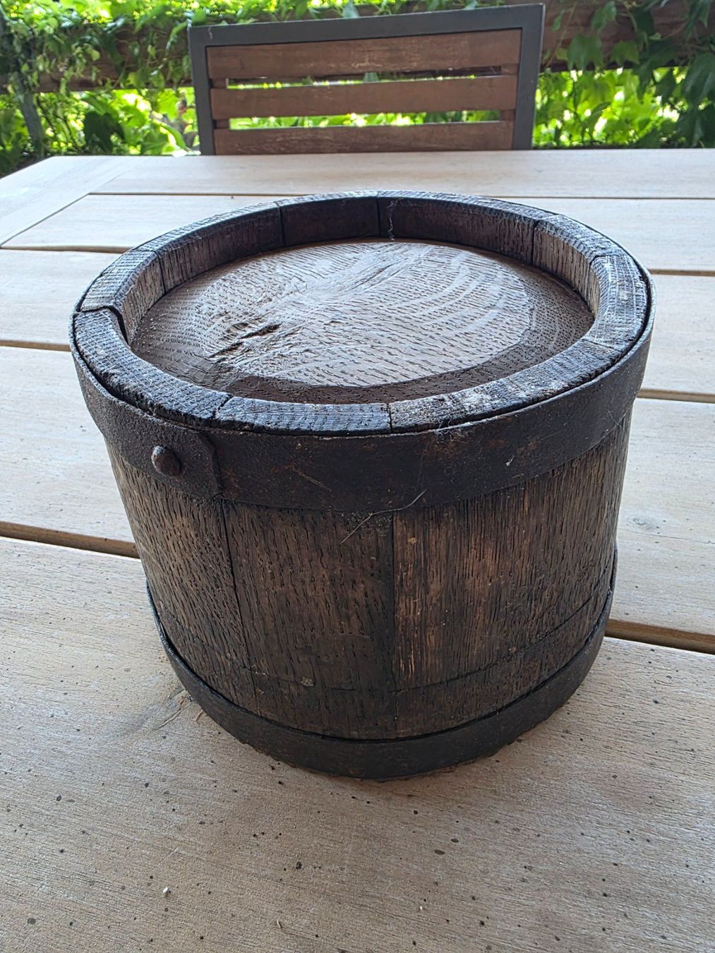 Töpfe: antiker Holz Bottich Eimer Topf 20 cm – Gebraucht aus Walterswil BE von Lonitti 6
