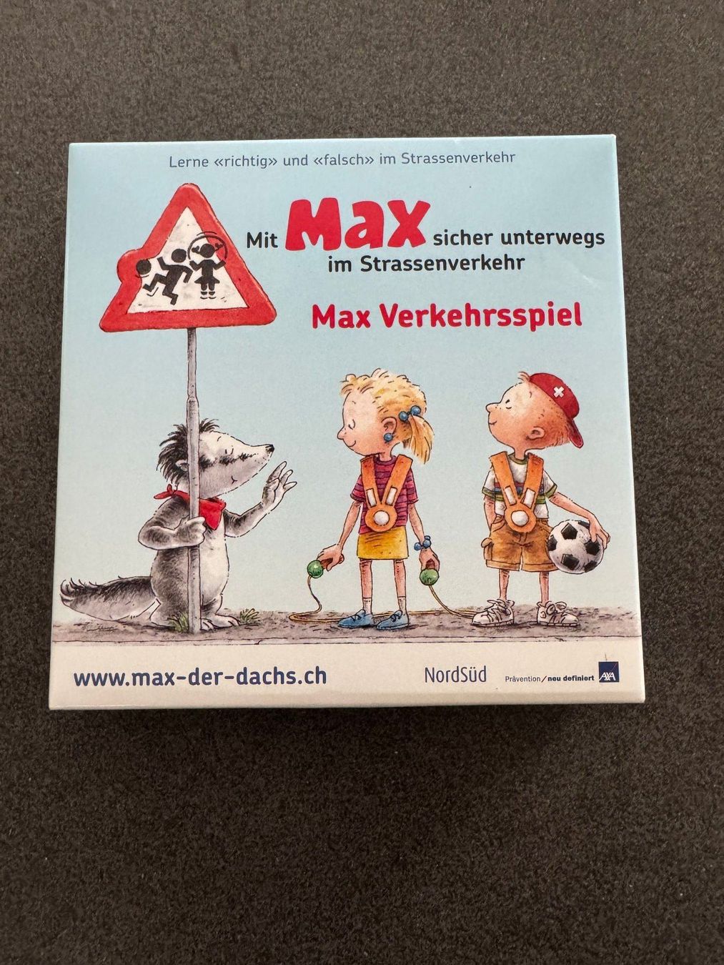 Giochi: MAX Verkehrsspiel Memory "MAX der Dachs" – Usato da Fribourg venduto da tschjoly