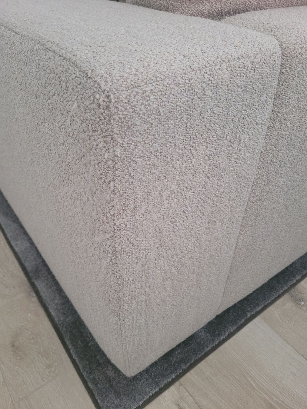Micasa Sofas: Canapé d'angle beige récent – Gebraucht aus La Conversion von Globalcor 6
