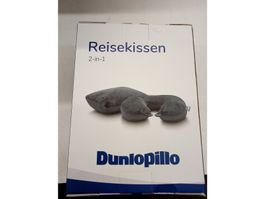 Dunlopillo Reisekissen und Nackenhörnchen 2in1 - Microfaser