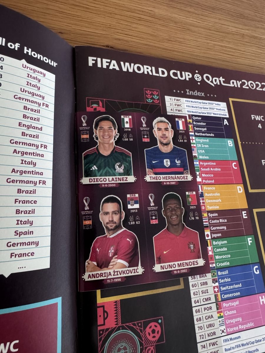 Panini Carte collezionabili: Panini WM 2022 ORYX Edition + 1x ORYX Pack + Extra Sticker – Usato da Emmen venduto da Panininho 2