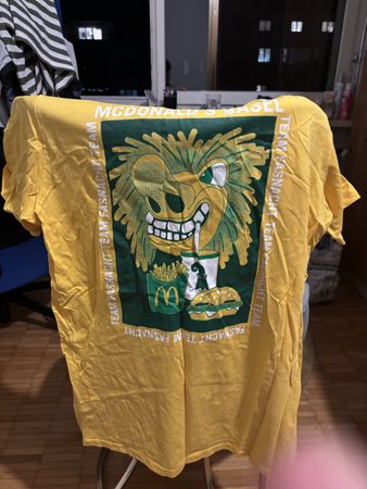McDonalds Basel Fasnacht T-Shirt gelb Grösse L