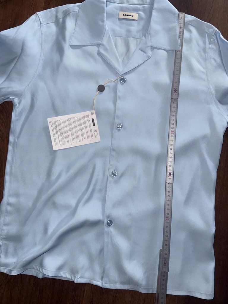 Sandro Hemden: CHF 260 Sandro satin shirt - S – Neu und originalverpackt aus St-Sulpice VD von juhdu 3