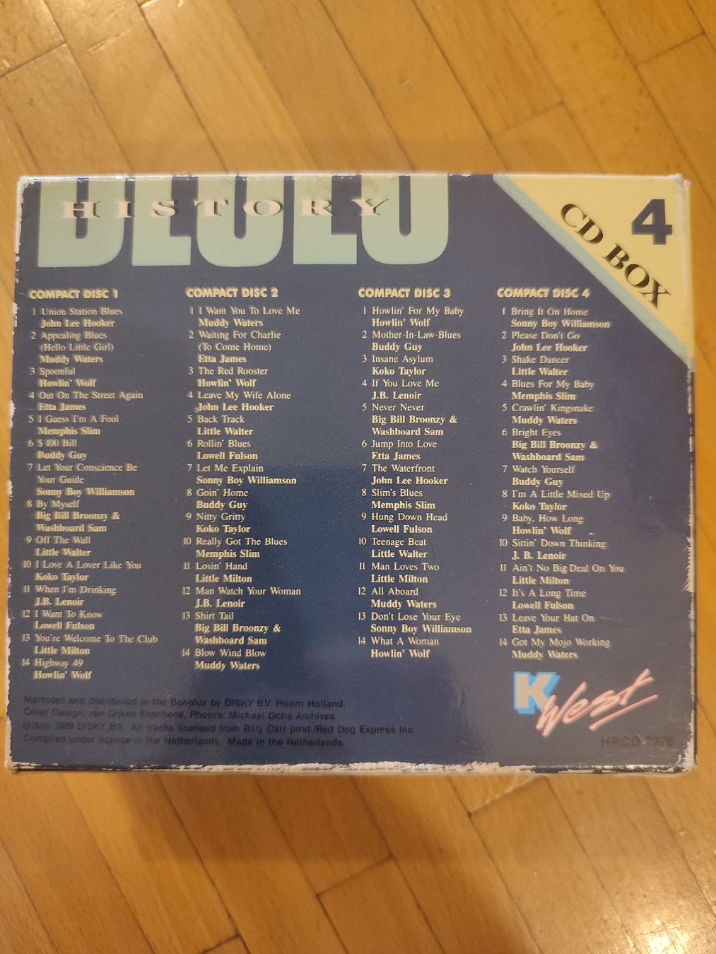 CD: Blues Various Blues History Part 2 4xCD, Comp, Box 1989 Chic – Usato da Bougy-Villars venduto da Vogue 1