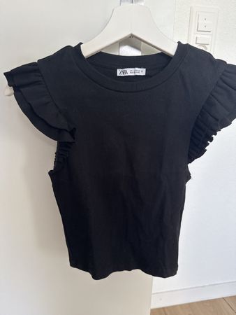 Schickes Zara Top, Schwarz, Grösse S, Neuwertig!