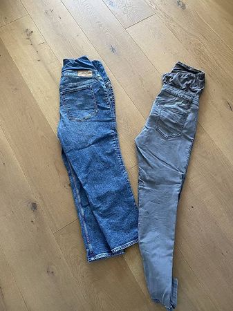 2 Schwangerschaftshosen XL Jeans