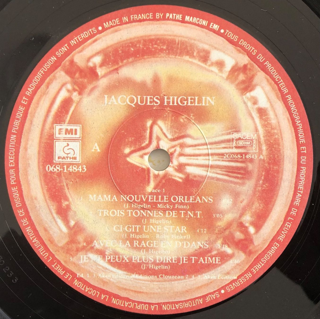 Dischi in vinile: JACQUES HIGELIN - CAVIAR POUR LES AUTRES... – Usato da Poliez-Pittet venduto da Newtown-Records 2