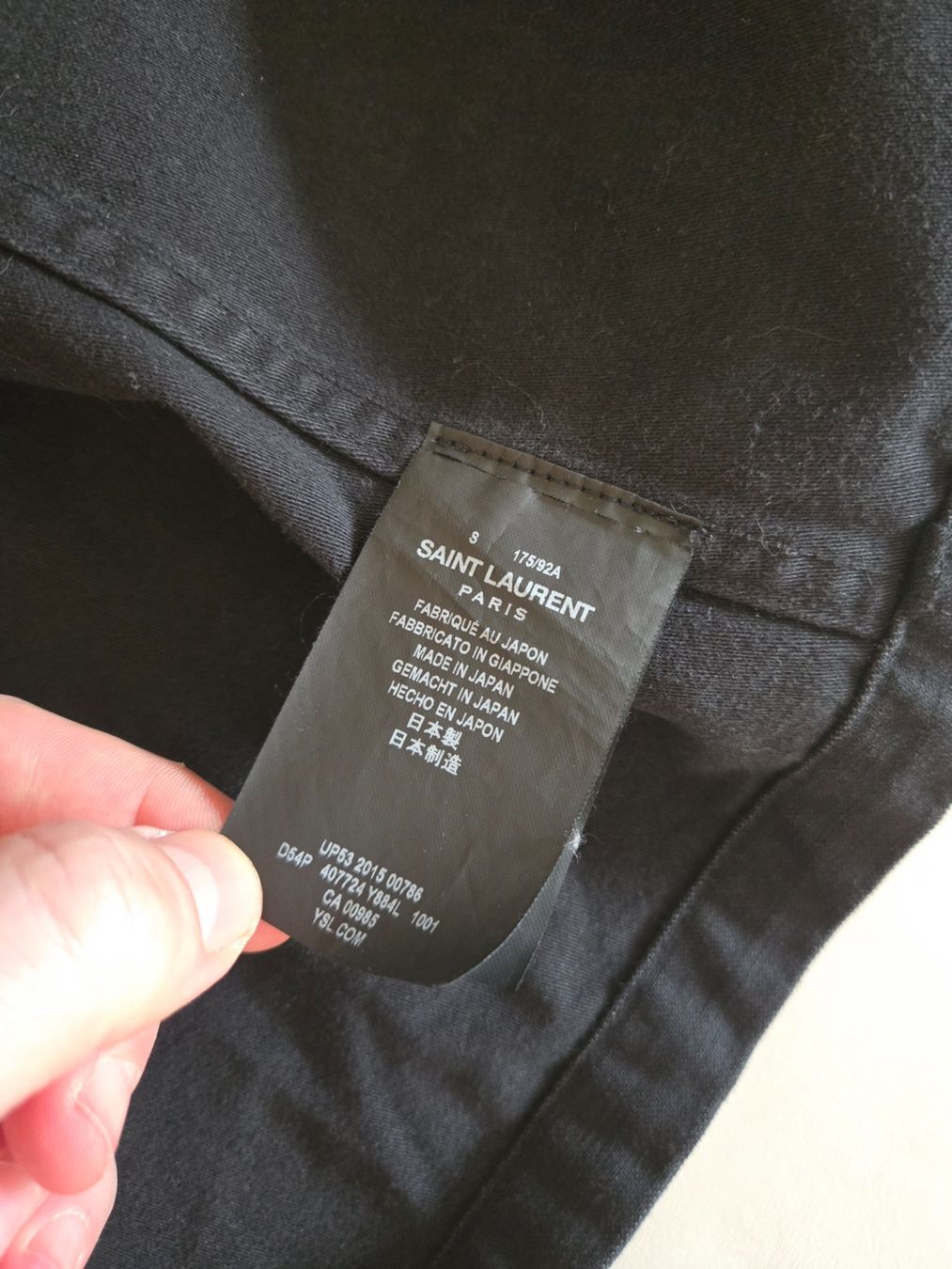 Saint Laurent Jacken: Saint Laurent Hemd Jacke schwarz – Gebraucht aus Basel von Mr.Wednesday 3