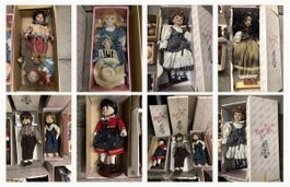 Sammlung Pupen, zum Teil antik, Porzellan. Aus Nachlass