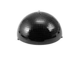Spiegel-Halbkugel 30cm schwarz motorisiert
