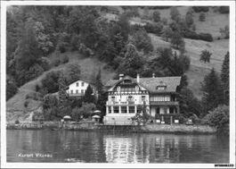 Vitznau LU // 1950 Tea Room Pension Seefels