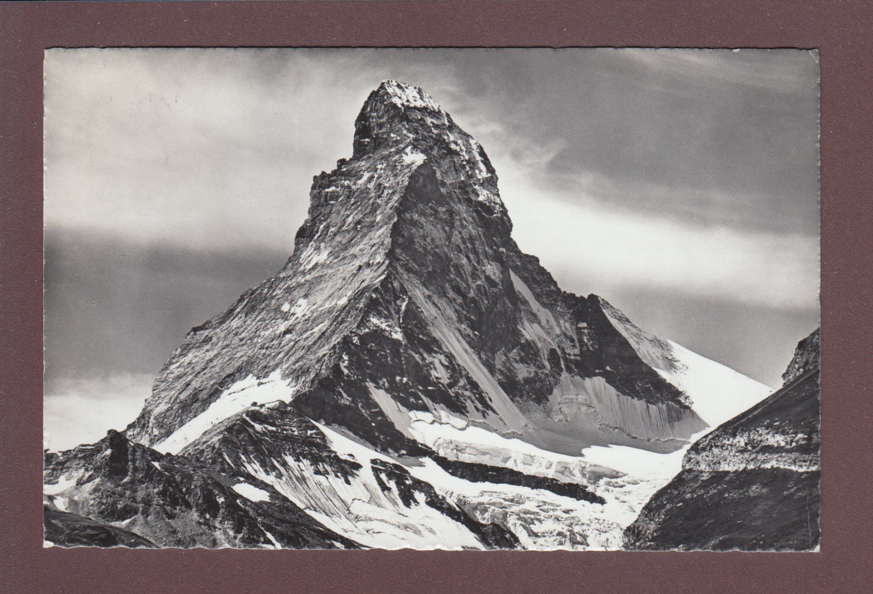 Ansichtskarten: MATTERHORN - CERVIN - 1963 – Gebraucht aus Pully von nicecards