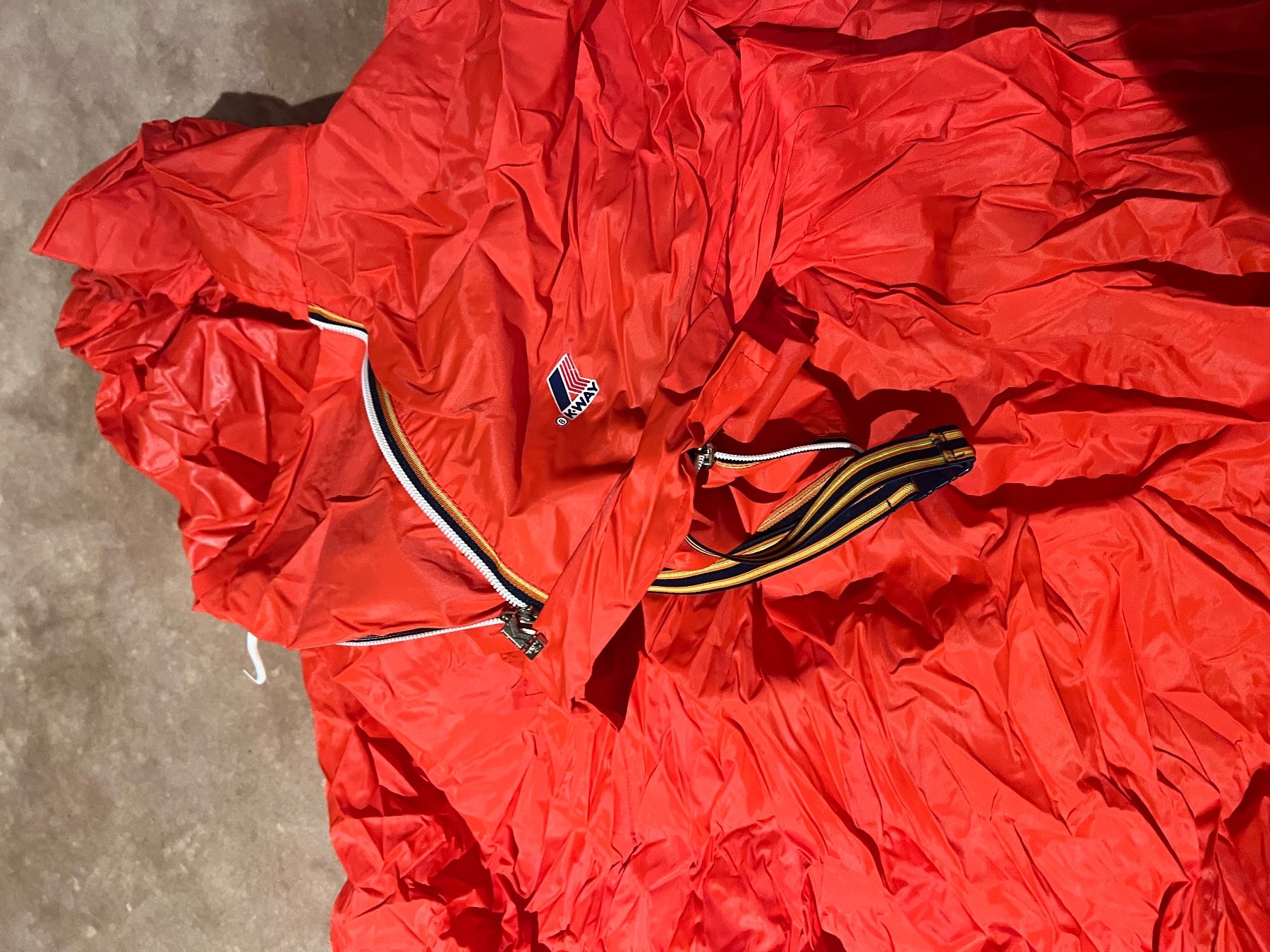 Giacche: Kway Pancho orange vintage – Usato da Veyrier venduto da Jeffdodo 2