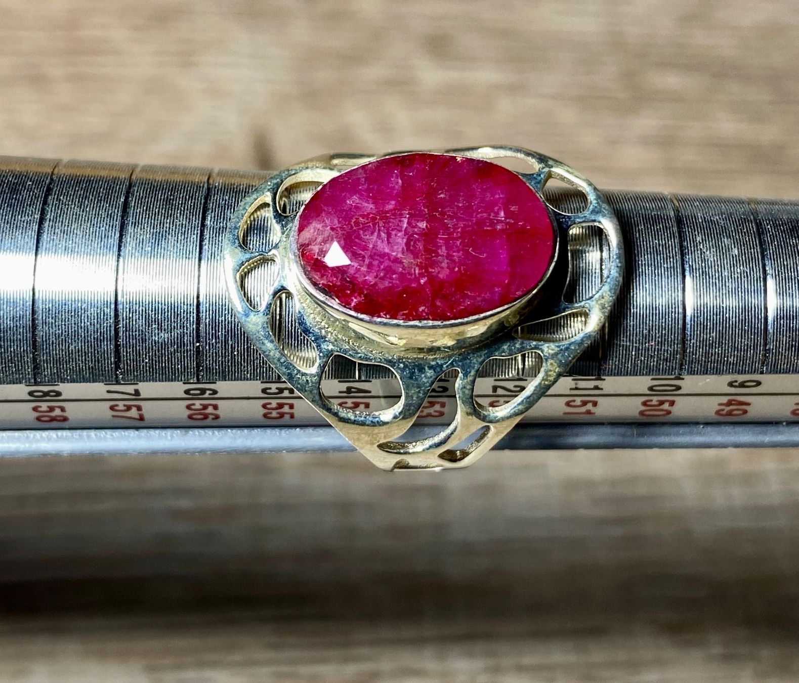 Ringe: natürlicher Rubin - 925 Silber Ring orientalisch – Neu und originalverpackt aus Laax von Kiki_Kingdom3 5
