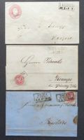 PREUSSEN: 3 Poststücke um 1855–1867