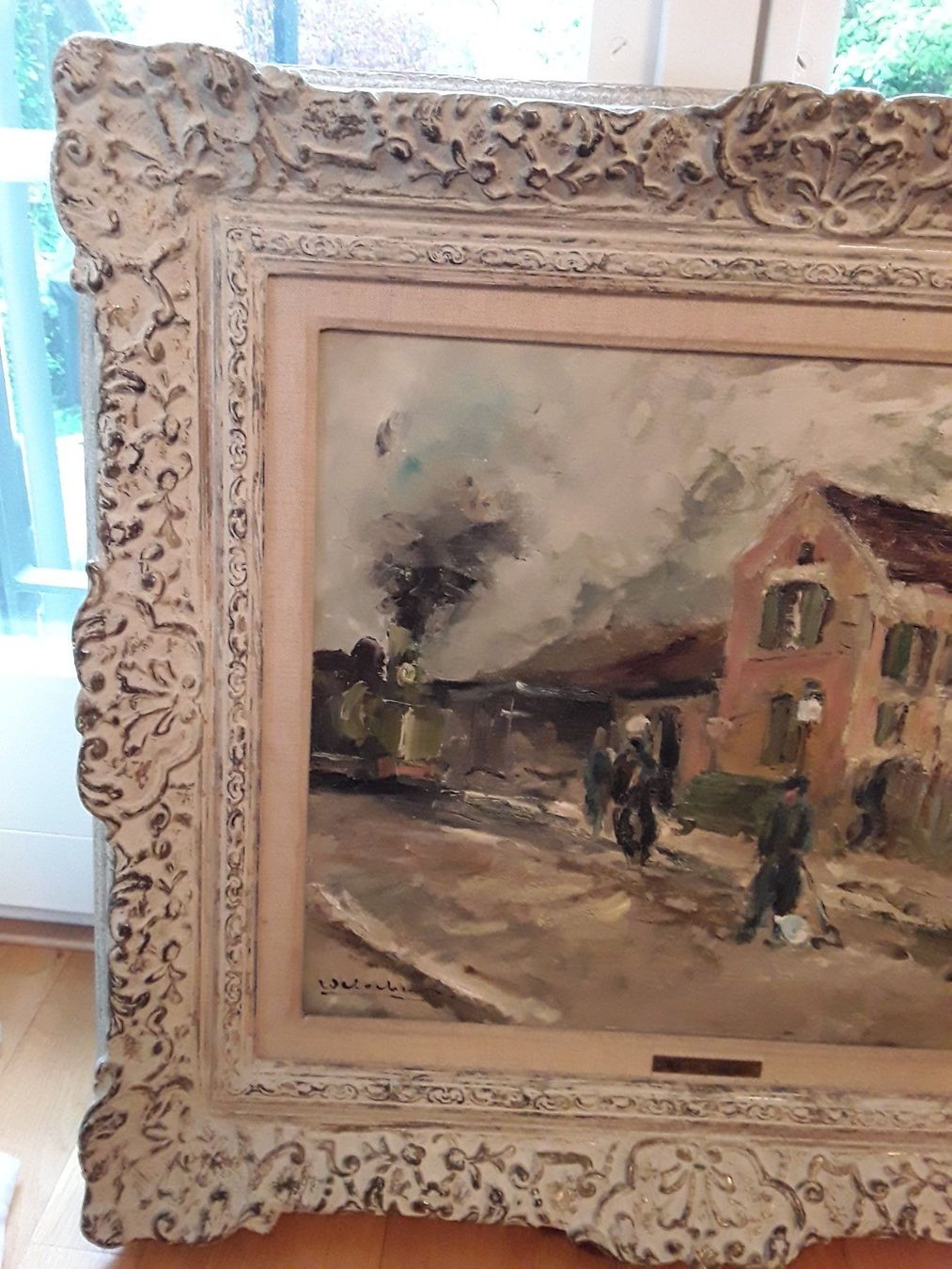 Dipinti: William Clochard Bahnhof Eisenbahn, "Gare en Oise" ca 1940 – Usato da Zürich venduto da helsan 7