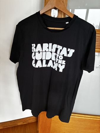 Black T-Shirt - Barista Guide - Size M Black