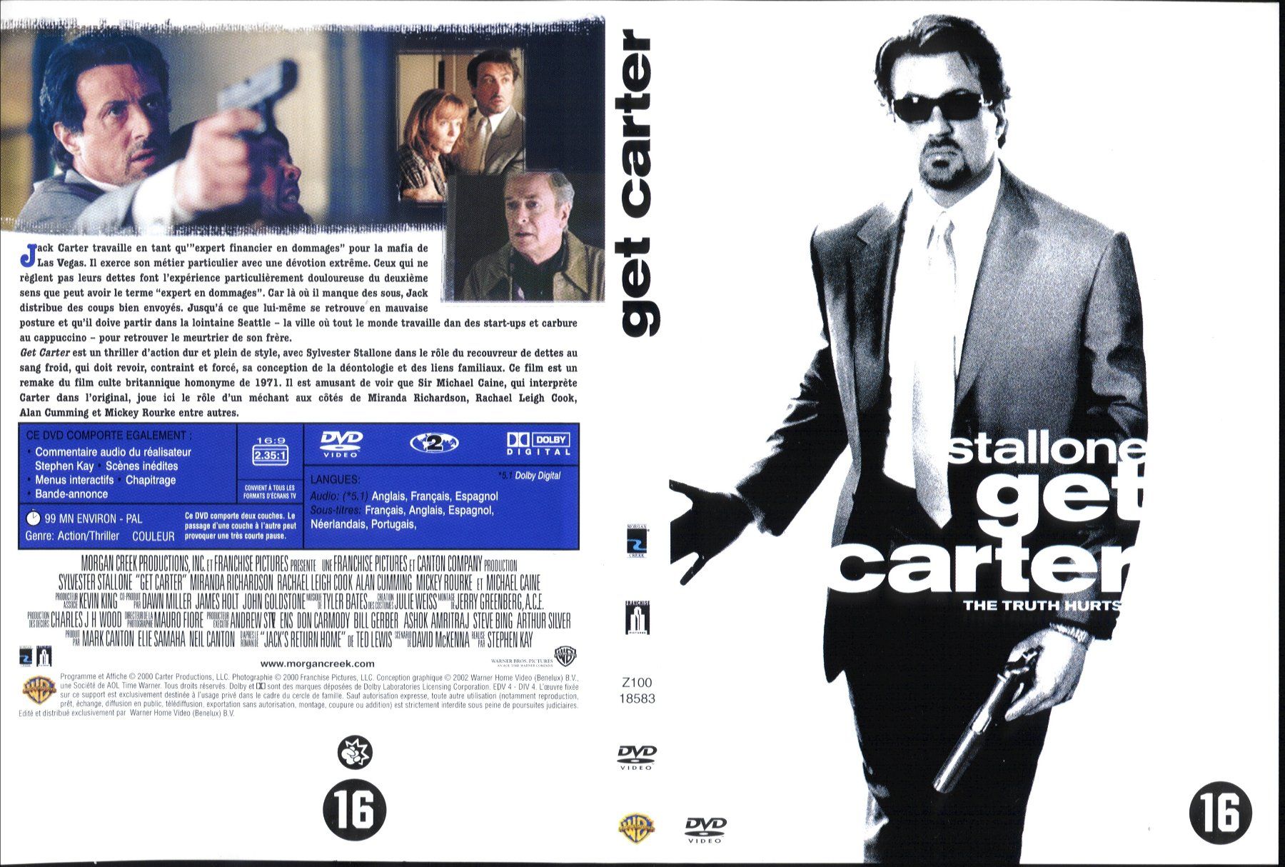Tutti i DVDs: DVD - Get Carter (2000) S. Stallone – Usato da Lausanne venduto da pipo_2017