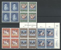 1965, Pro Patria, Viererblöcke, **