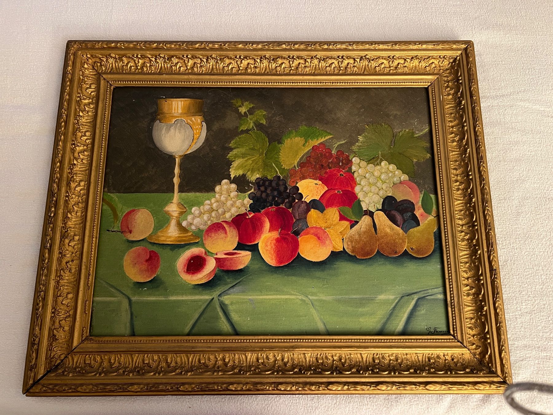 Foto & Immagini: Antikes Bild, gemalt Goldrahmen – Usato da Wil venduto da fuschti01