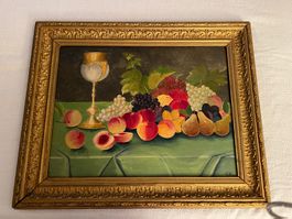 Antikes Bild, gemalt Goldrahmen