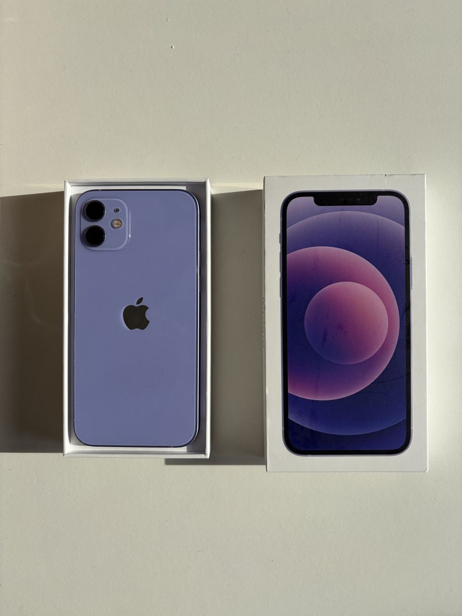 Apple Handys / Smartphones: Apple iPhone 12 violett 128GB – Gebraucht aus Zürich von velveann