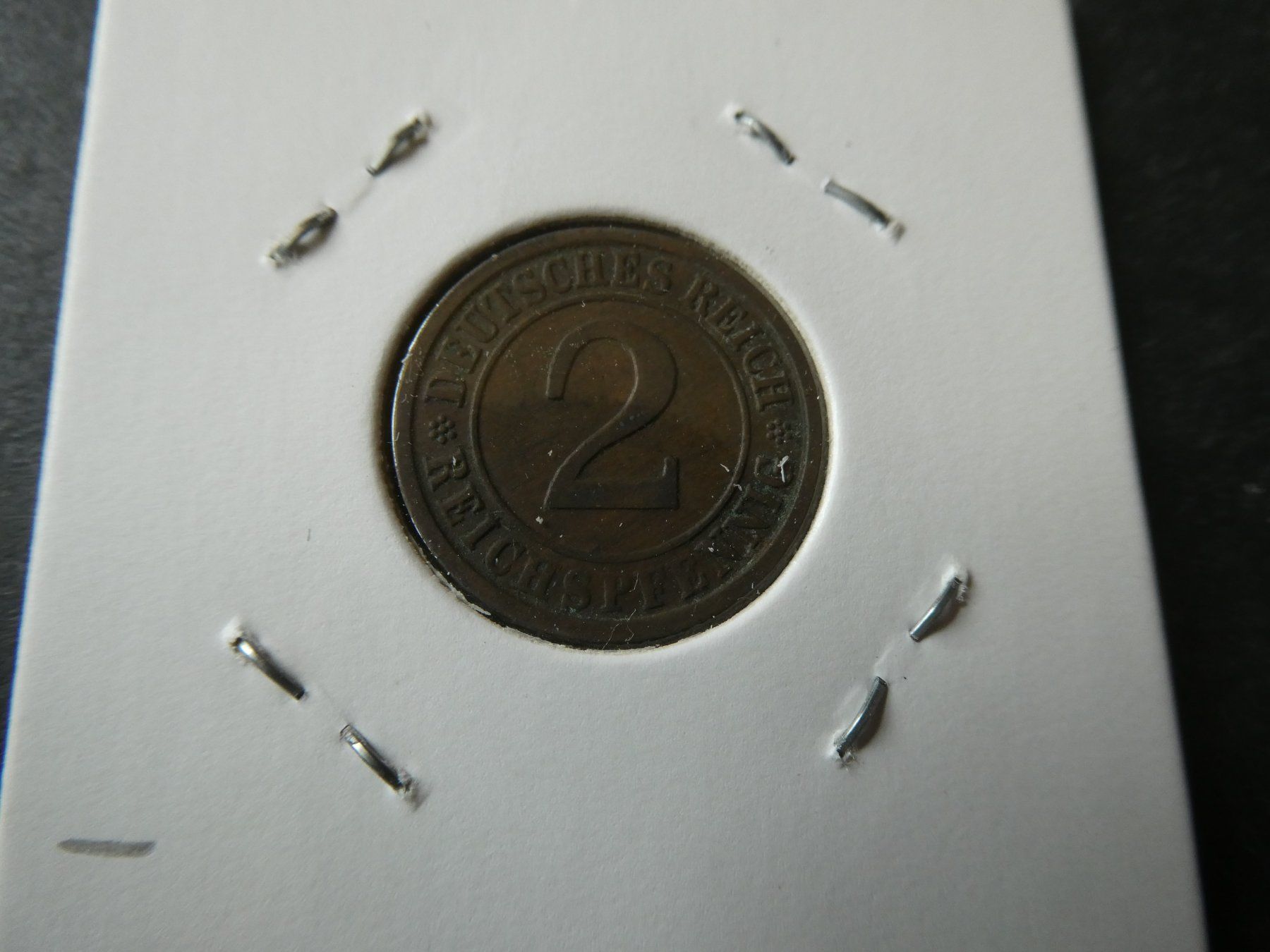 Tutti le monete: Dt. Reich 1936 D, 2 Reichspfennig – Usato da Hinterforst venduto da Rohusri 1