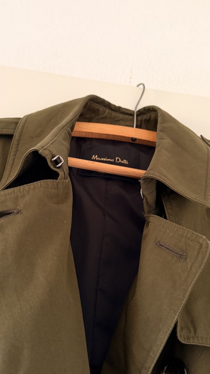 Massimo Dutti Manteaux: Trench coat Massimo Dutti vert militaire taille S – D'occasion à Bulle par LeMoleson 3