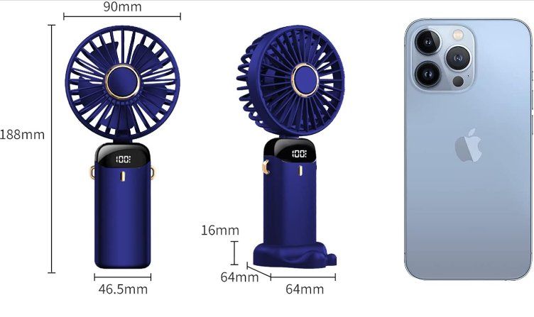Ventilatori: Tragbarer USB Mini Ventilator - Handventilator – Nuovo e nell'imballaggio originale da Châtelaine venduto da topshop.switzerland 2