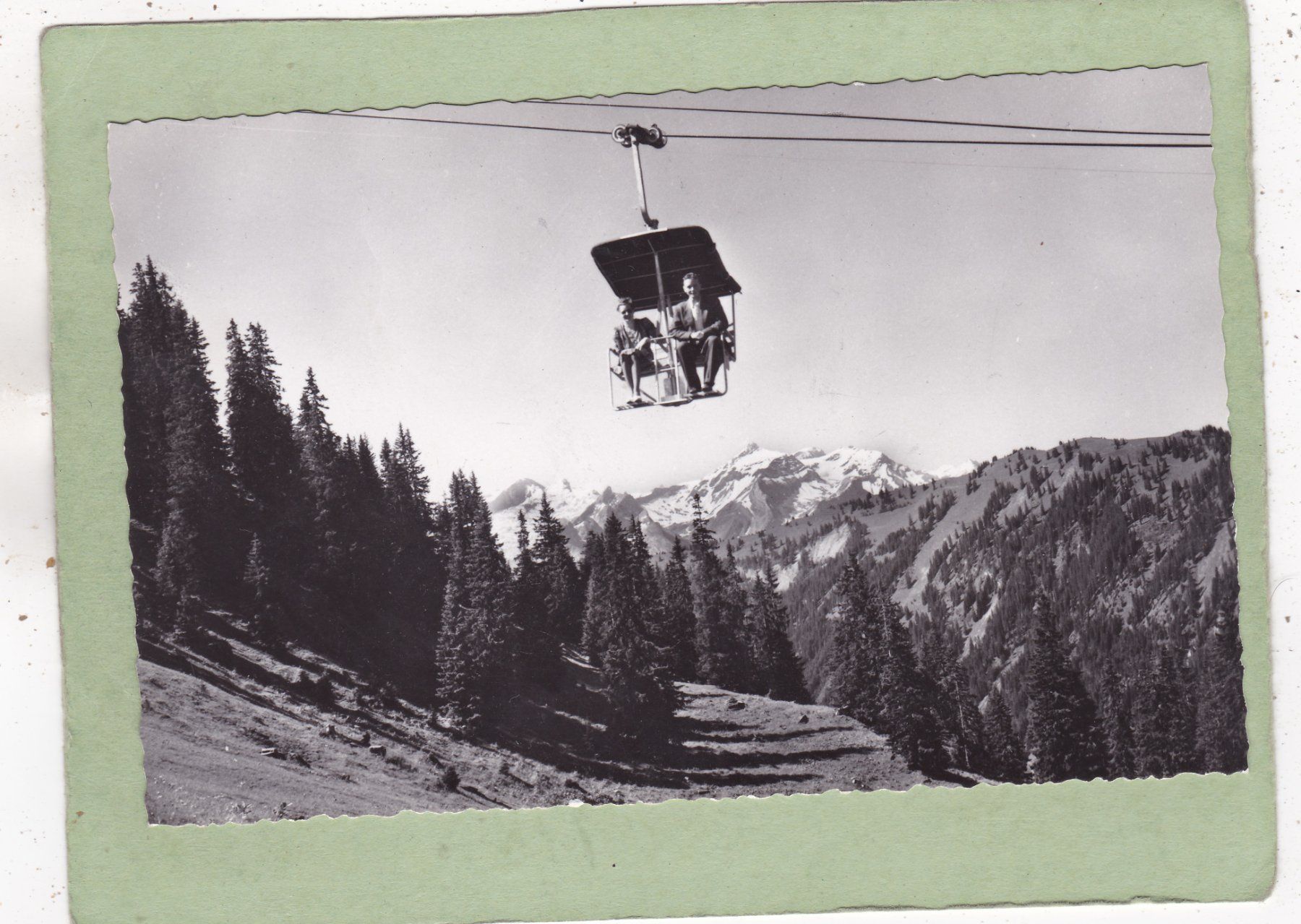 Cartoline postali: Sitzlift Wasserngrat Gstaad – Usato da Herisau venduto da Lisegrat2008