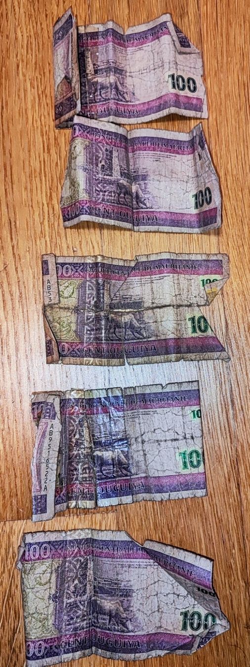 Banknoten: Rare: 3000 ouguiyas mauritaniens – Gebraucht aus Carouge GE von for_8yym 2
