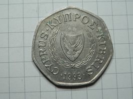Zypern 50 Cent, 1993