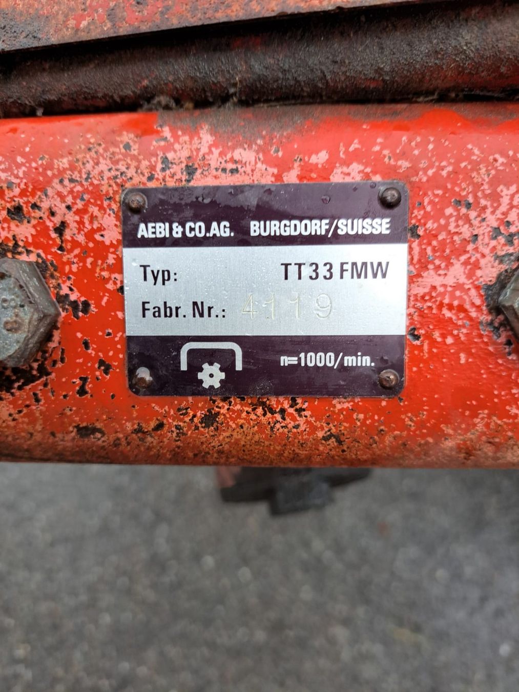 Busatis Tutte le macchine: Mähwerk Busatis Aebi – Usato da Rheineck venduto da volvo029 5