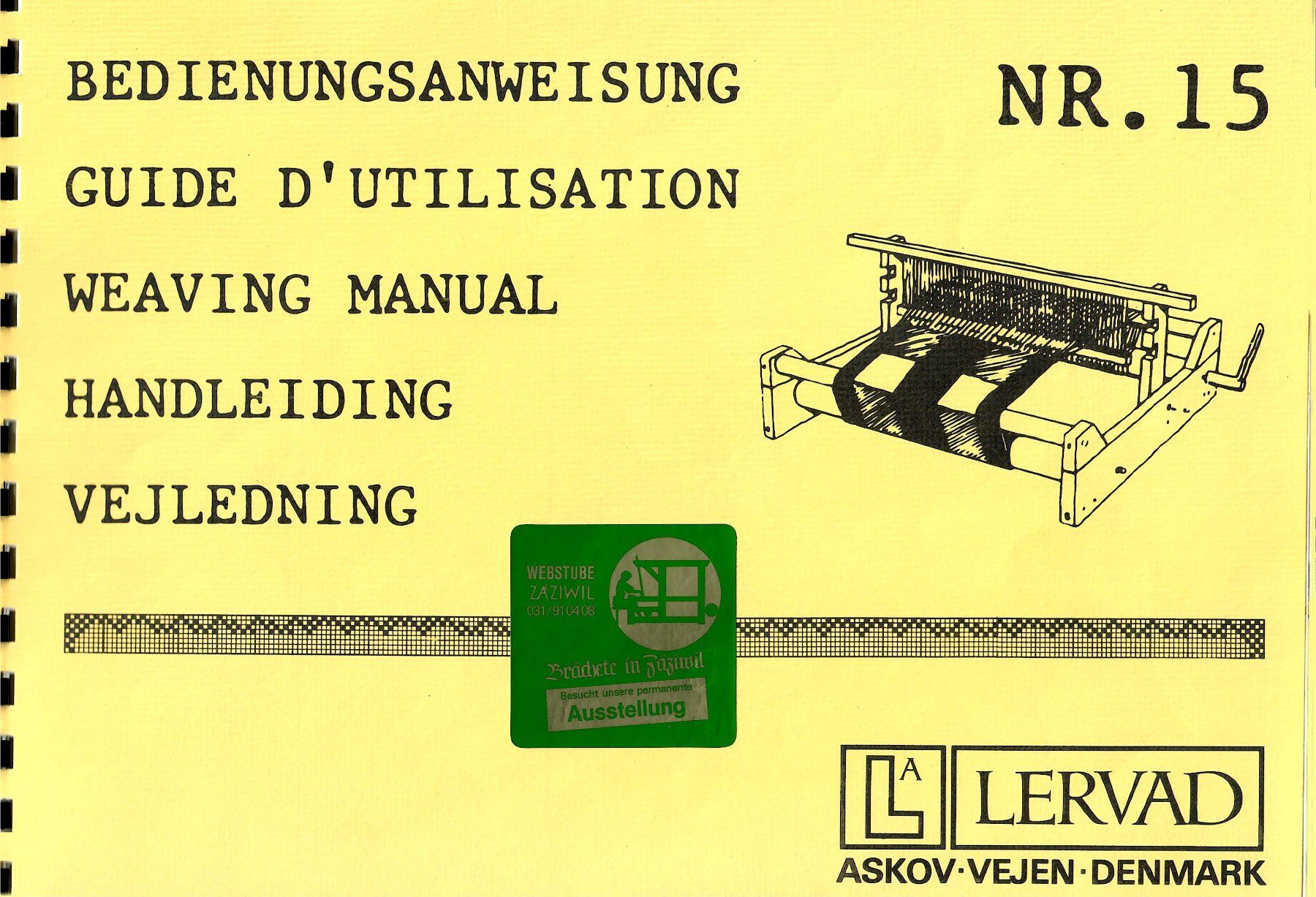 Telai per tessitura: LERVAD Webrahmen Nr. 15 breite 40 cm – Nuovo e nell'imballaggio originale da Zäziwil venduto da Balmzweig 2