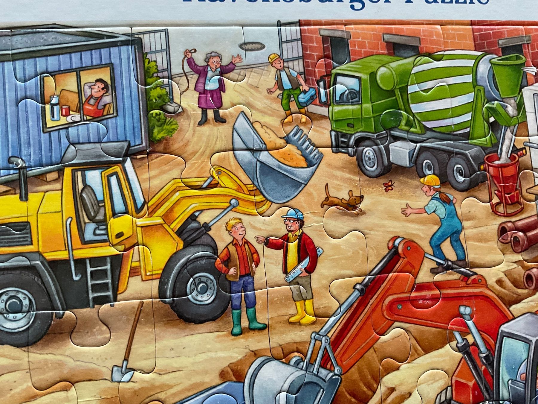 Ravensburger Puzzle: 2  Ravensburger Puzzle, 4+, Baustelle/Polizei – Usato da Niederteufen venduto da sicmu 3